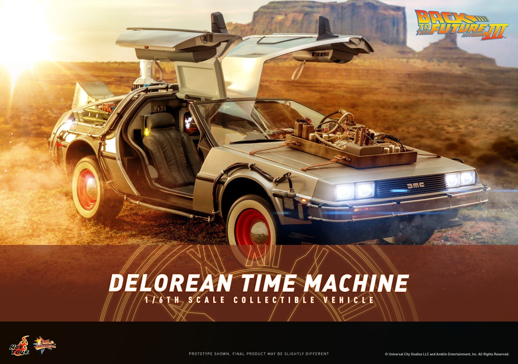 Hot Toys выпустит модель легендарной "Делориан"из фильма "Назад в будущее 3"